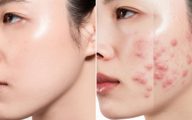 Effaclar Serum results: Clear skin transformation.