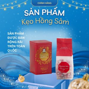 Kẹo Hồng Sâm KGC Cheong Kwan Jang Candy 240g – Bổ sung năng lượng, giảm mệt mỏi, thơm ngon vị sâm Hàn