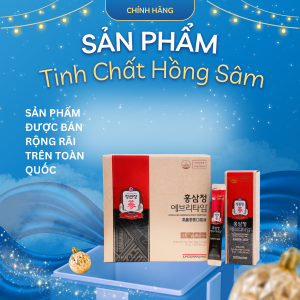 Tinh Chất Hồng Sâm Pha Sẵn KGC Extract Everytime Original – Thương hiệu KGC giúp bồi bổ sức khỏe, giảm căng thẳng, tăng sức đề kháng mỗi ngày (  10mL x 30 Gói )