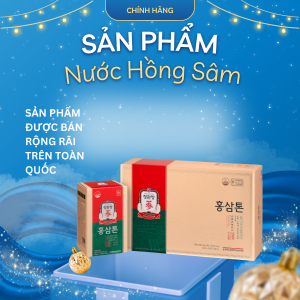 Nước Hồng Sâm Pha Sẵn KGC Tonic Original – Thương hiệu KGC cao cấp giúp phục hồi thể lực, giảm căng thẳng mệt mỏi (  50ml x 30 Gói )