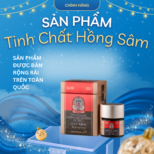 Tinh Chất Hồng Sâm KGC Hàn Quốc Cô Đặc  Chính Hãng – Giảm mệt mỏi, tăng cường sinh lực, giữ vững phong độ ( Hộp 30g )