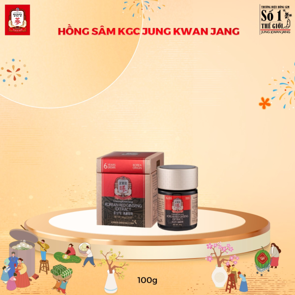 Tinh Chất Hồng Sâm Cô Đặc KGC Global Extract – Thương hiệu KGC Hàn Quốc, hỗ trợ tăng sức đề kháng, cải thiện trí nhớ ( Hộp: 100g ) - Hình ảnh 2
