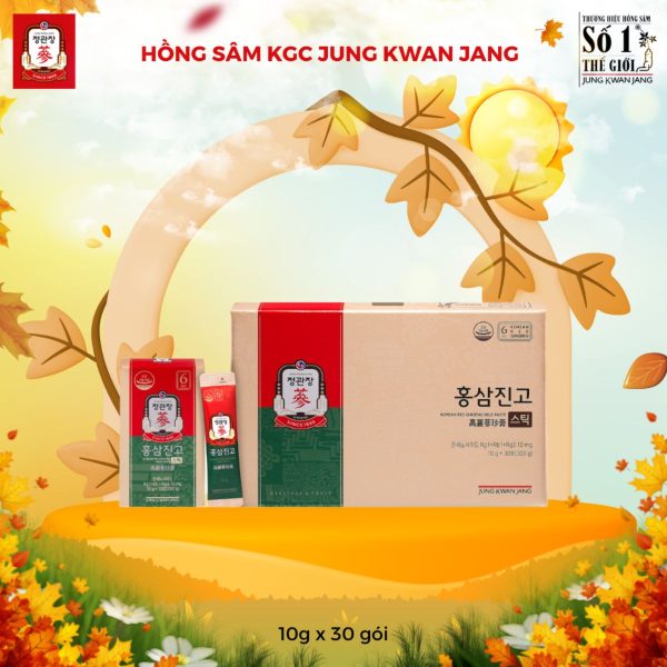 Tinh Chất Hồng Sâm và Mật Ong KGC – Cheong Kwan Jang – Vị ngọt dịu dễ uống, tốt cho người lớn tuổi & người suy nhược ( 10g x 30 Gói ) - Hình ảnh 2