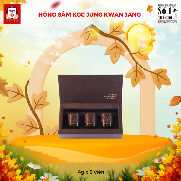 Hồng Sâm Linh Đan KGC Hwang Jin Dan – Tinh hoa KGC giúp phục hồi thể trạng, tăng sức đề kháng vượt trội ( 4g x 3 Viên ) - Hình ảnh 3