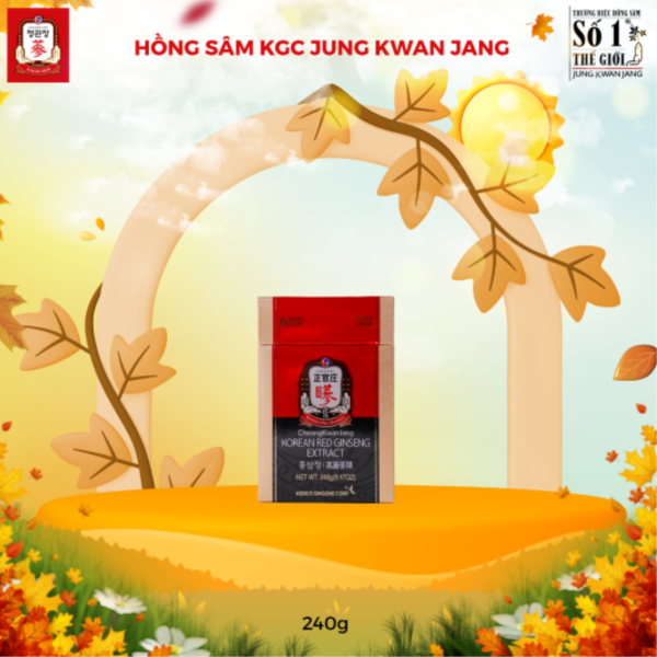 Tinh Chất Hồng Sâm KGC Hàn Quốc Cô Đặc  Chính Hãng – Giảm mệt mỏi, tăng cường sinh lực, giữ vững phong độ ( Hộp 30g ) - Hình ảnh 4
