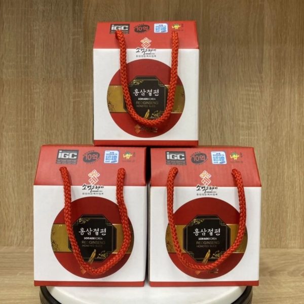 Hồng Sâm Lát Tẩm Mật Ong Sobaek 200gr – Thương hiệu Korea Redginseng – Bồi bổ cơ thể, tăng đề kháng, hỗ trợ giảm mệt mỏi - Hình ảnh 4