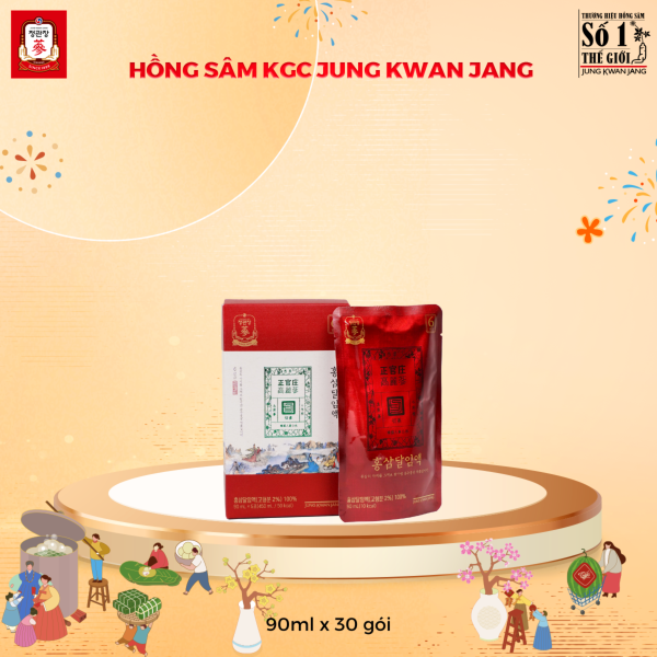 Nước Hồng Sâm Tinh Khiết Hảo Hạng KGC Pure Extract – Thương hiệu KGC hỗ trợ nâng cao miễn dịch, giảm mệt mỏi, khỏe từ bên trong (  90mL x 30 Gói ) - Hình ảnh 5