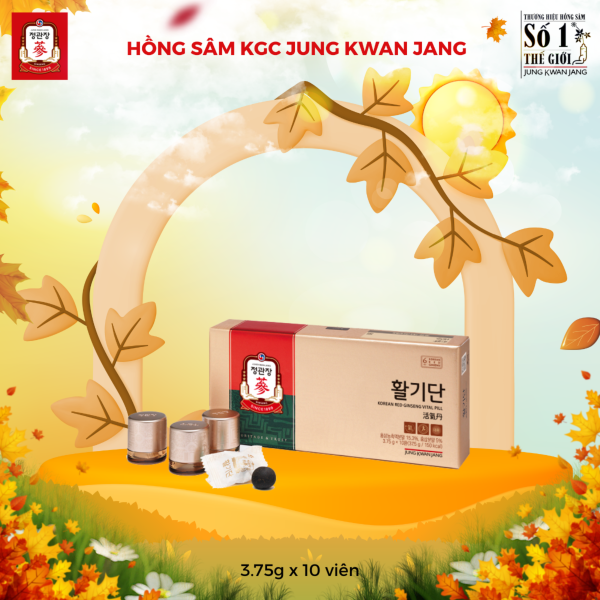 Viên Hồng Sâm KGC Vital Pill – Nhân sâm dạng viên tiện lợi giúp phục hồi sinh lực và bồi bổ sức khỏe mỗi ngày ( 3.75g x 10 Viên ) - Hình ảnh 4