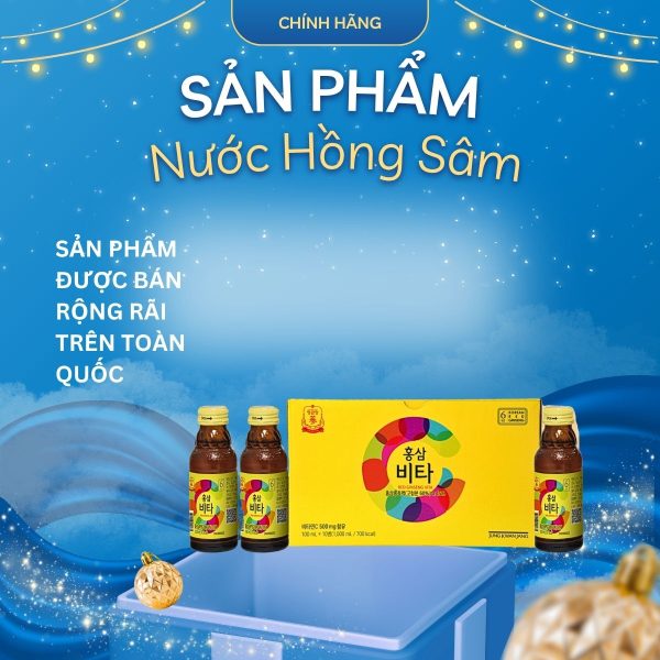 KGC Nước Hồng Sâm Vita – Bổ sung năng lượng, tăng sức bền, giảm mệt mỏi tức thì ( 100ml )