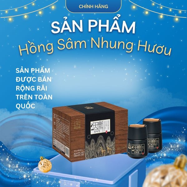 Tinh Chất Hồng Sâm Nhung Hươu KGC Cheon Nok Extract 180g x 2 Hũ – Hỗ trợ phục hồi thể lực, nâng cao đề kháng hiệu quả