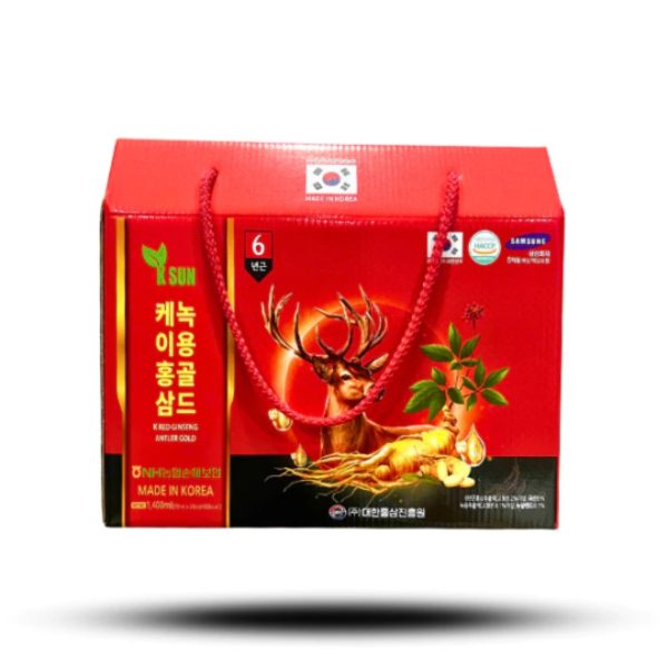 KSun Nonghyup Nước Uống Hồng Sâm Nhung Hươu Hàn Quốc – Giúp người cao tuổi ăn ngon, ngủ khỏe, sống vui khỏe mỗi ngày - Ảnh 2