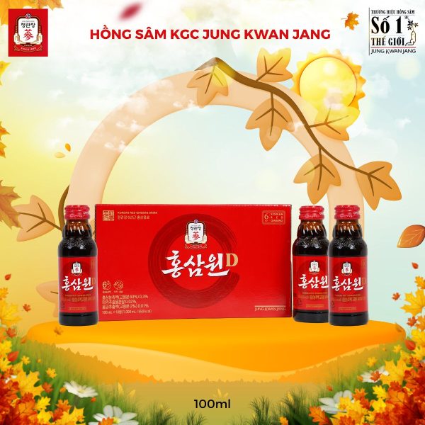 Won D Nước Uống Hồng Sâm Hàn Quốc – Tiếp năng lượng mỗi ngày, giúp đầu óc tỉnh táo và tăng sức đề kháng ( 100ml ) - Ảnh 2