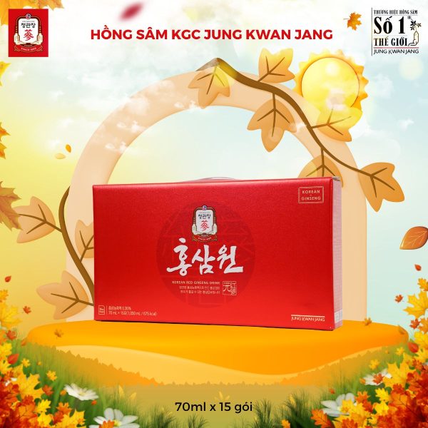 KGC Nước Uống Hồng Sâm Won – Giúp cơ thể tỉnh táo, bồi bổ khí huyết và chống mệt mỏi ( 70ml x 15 ) - Ảnh 2