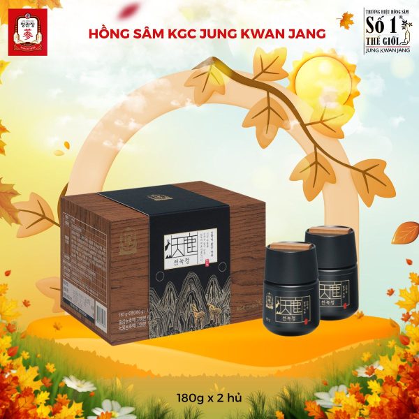 Tinh Chất Hồng Sâm Nhung Hươu KGC Cheon Nok Extract 180g x 2 Hũ – Hỗ trợ phục hồi thể lực, nâng cao đề kháng hiệu quả - Ảnh 2