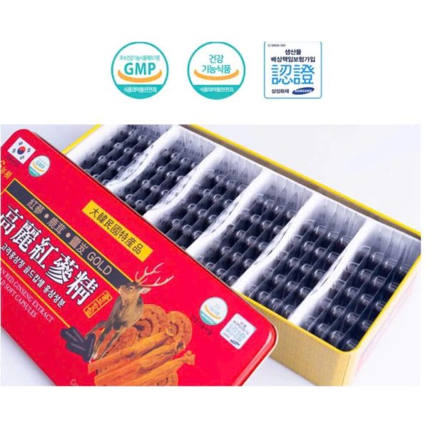 Viên Đạm Hồng Sâm Nhung Hươu Linh Chi Jeong Won Hộp – Bồi bổ sức khỏe toàn diện, tăng cường sinh lực cho người mệt mỏi ( 120 Viên ) - Ảnh 3
