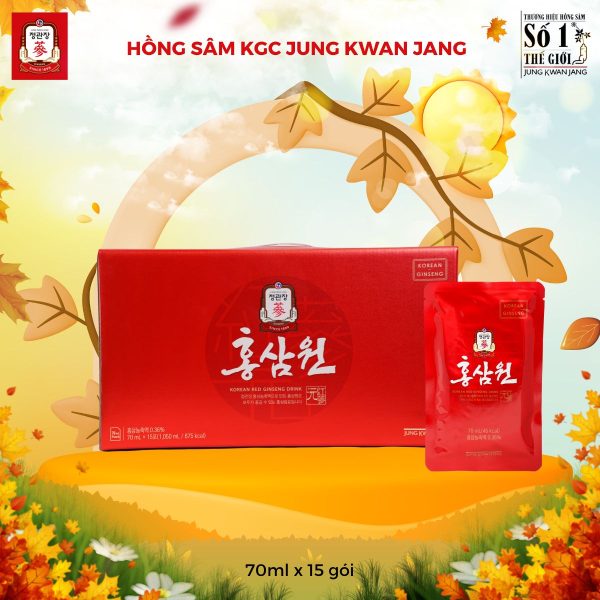 KGC Nước Uống Hồng Sâm Won – Giúp cơ thể tỉnh táo, bồi bổ khí huyết và chống mệt mỏi ( 70ml x 15 ) - Ảnh 3