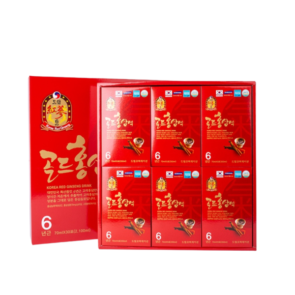 Dream Nước Hồng Sâm Chén 6 Năm Tuổi Hộp – Tăng đề kháng, hồi phục thể lực, bồi bổ sức khỏe mỗi ngày ( 30 Gói ) - Ảnh 5